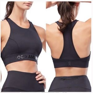 GOOD AMERICAN Reflective Reflective Sports Bra